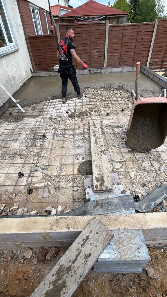 On-Site Ready Mix Concrete Slab Pouring St Albans